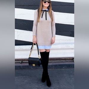 English Factory Sweater Shirtdress
